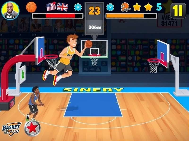 Basket Slam Hero gameplay screenshot